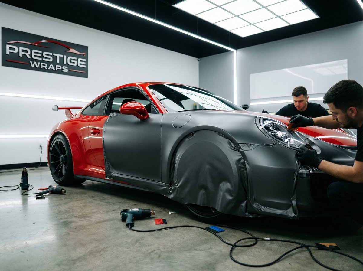 抖阴改装视频-车身贴膜改色视频